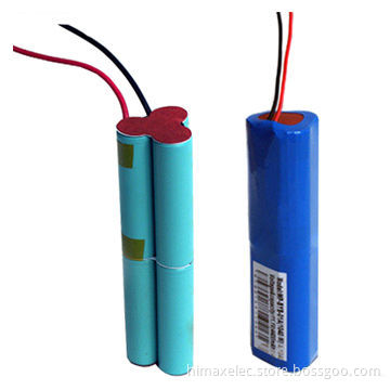 li-ion cylindrical rechargable battery pack 18650 3S2P 11.1v 4000mah